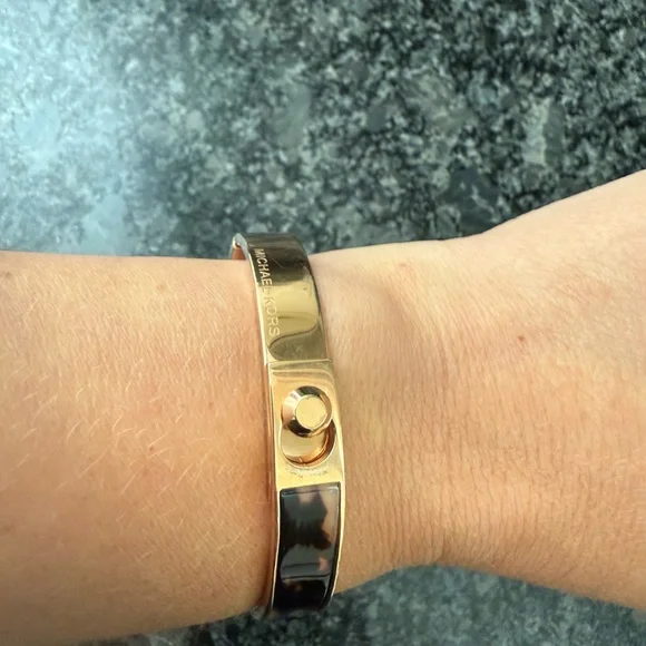 Michael Kors Gold and Brown Bracelet - Picture 2 of 16